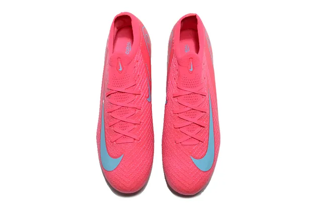 Nike Mercurial Vapor Pink and Light Blue Firm-Ground Soccer Shoes 2