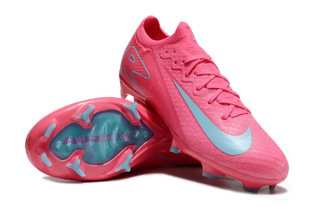 Nike Mercurial Vapor Pink and Light Blue Firm-Ground Soccer Shoes 3