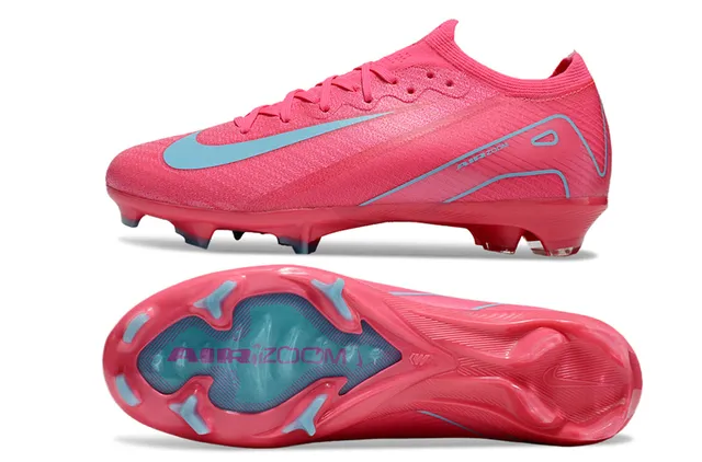 Nike Mercurial Vapor Pink and Light Blue Firm-Ground Soccer Shoes 5