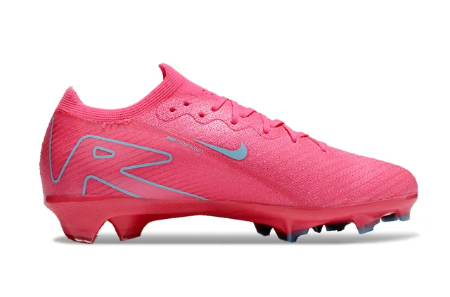 Nike Mercurial Vapor Pink and Light Blue Firm-Ground Soccer Shoes 7