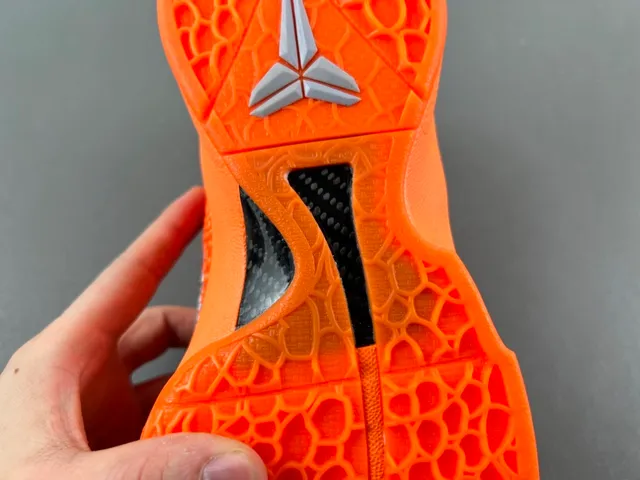 Nike Orange Silver Pebbled Synthetic Upper Low-Cut Silhouette Basketball Shoes 9