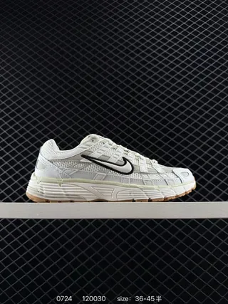 Nike P-6000 White Beige Black Gum Lifestyle Sneakers 2