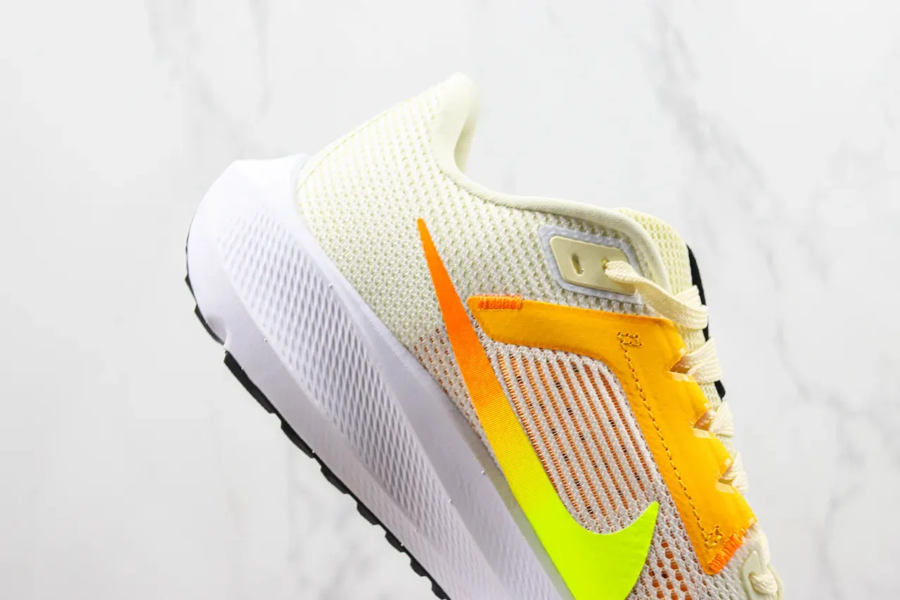 Tênis Nike Pegasus 40 Amarelo Neón e Laranja 5