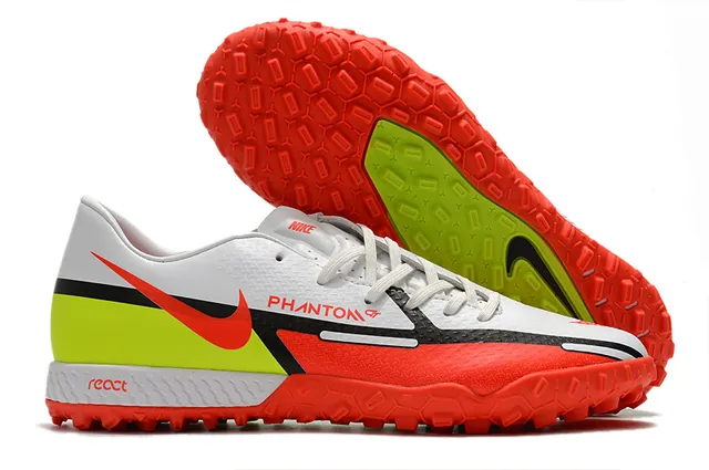 Nike Phantom GT Noir Marron Bas Synthétique Supérieur Métallique Cuivre-Orange Dégradé Pelouse Chaussures de Football 2