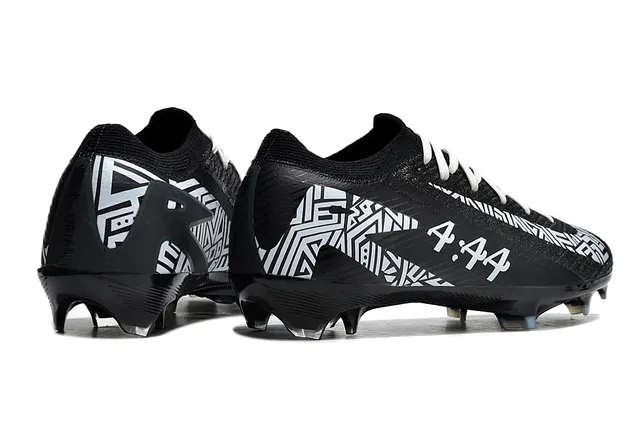 Nike Phantom GT Black White Low-Cut Sock-Fit Upper Firm-Ground Soccer Shoes 4