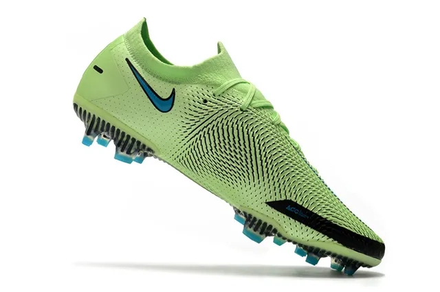 Nike Phantom GT Vermelho Azul Baixo Corte Tricô Superior Padrão Digital Pixelado Superfície Firme Sapatos de Futebol 12