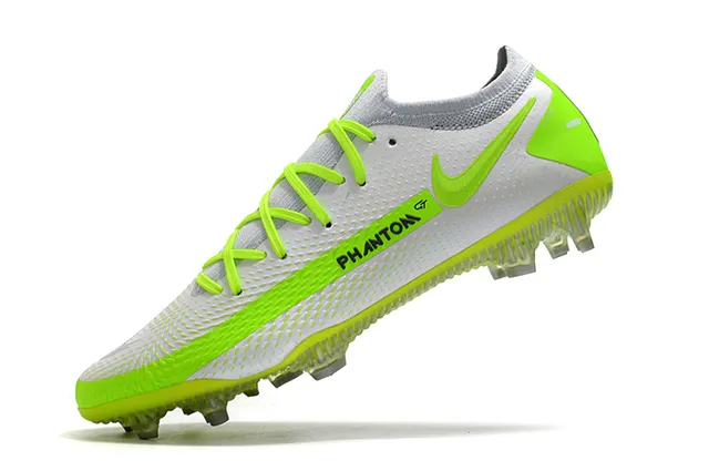 Nike Phantom GT Vermelho Azul Baixo Corte Tricô Superior Padrão Digital Pixelado Superfície Firme Sapatos de Futebol 19