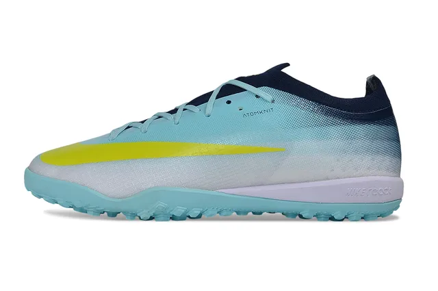 Nike Phantom GT Turf Atomknit Gradient Blue Yellow Turf Soccer Shoes 6