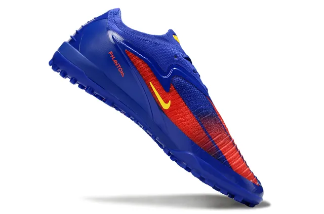 Nike Phantom GT Turf Azul Rojo Amarillo Turf Soccer Shoes 2