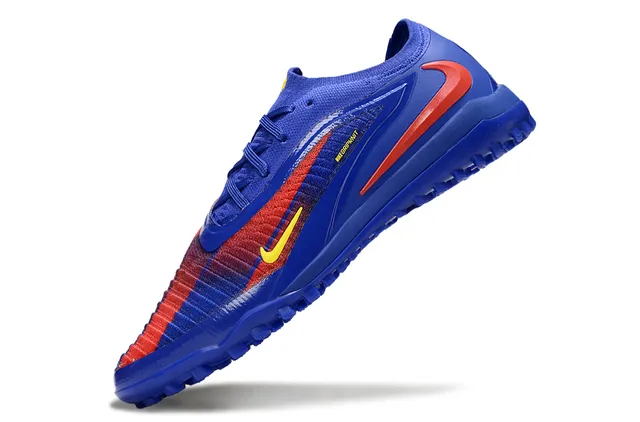 Nike Phantom GT Turf Azul Rojo Amarillo Turf Soccer Shoes 3