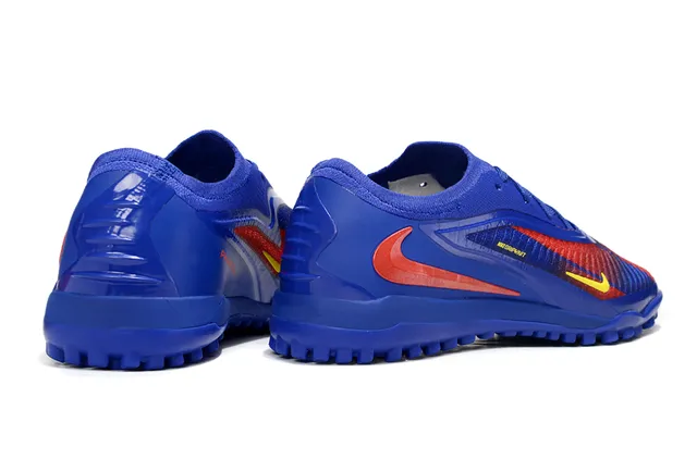Nike Phantom GT Turf Azul Rojo Amarillo Turf Soccer Shoes 5