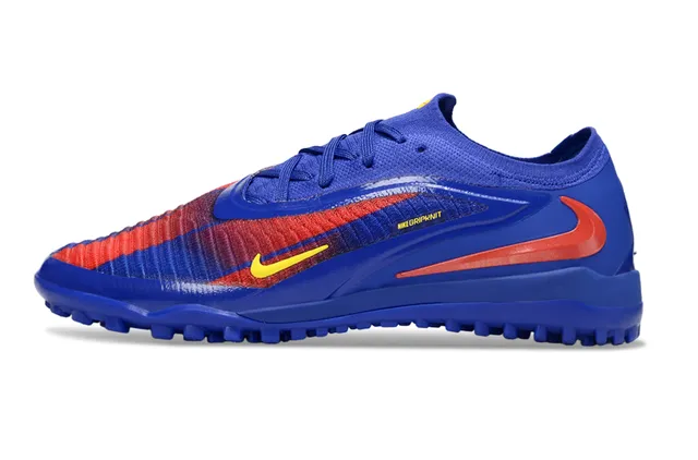 Nike Phantom GT Turf Azul Rojo Amarillo Turf Soccer Shoes 7