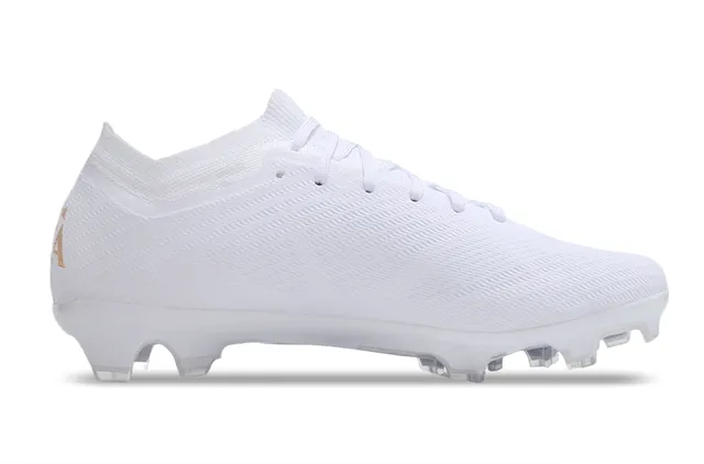 Nike Phantom GT White Blue Gold Firm-Ground Soccer Shoes 5