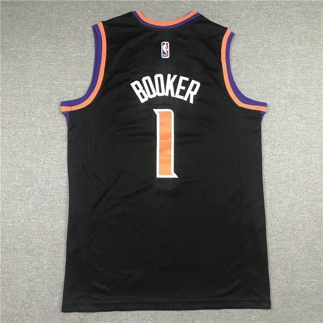 Nike Phoenix Suns City Edition Noir Orange Violet Maillot 2