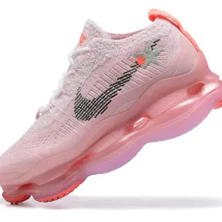 Nike Pink and Orange Translucent Air Midsole Lifestyle Sneaker