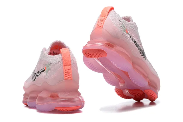 Nike Pink and Orange Translucent Air Midsole Lifestyle Sneaker 2