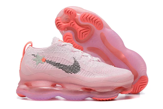 Nike Pink and Orange Translucent Air Midsole Lifestyle Sneaker 6