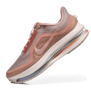 Nike Chaussures de running avec partie supérieure en knit ingénieré beige rose, unité Air Zoom visible