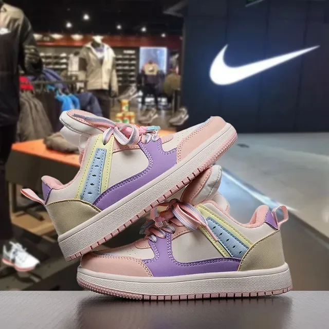 Nike Pink Purple Low-Top Bunny-Ear Tongue Tabs Lifestyle Sneakers 11