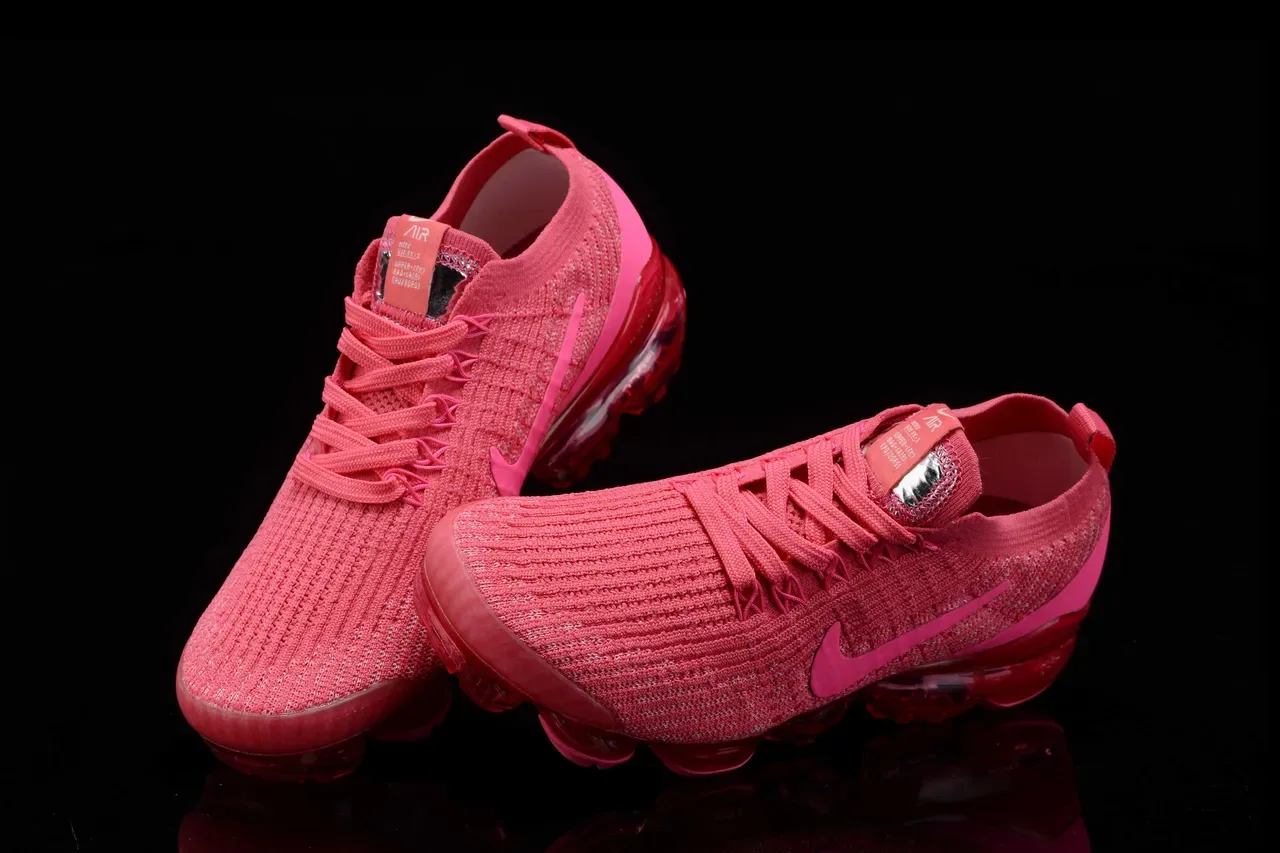 Nike Tênis de corrida Flyknit Transparente Rosa Full-Length Visible Air Unit 9