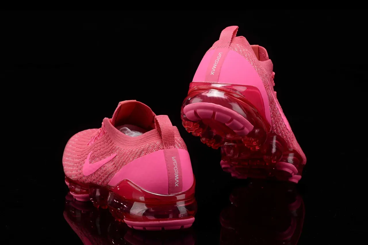 Nike Tênis de corrida Flyknit Transparente Rosa Full-Length Visible Air Unit 10