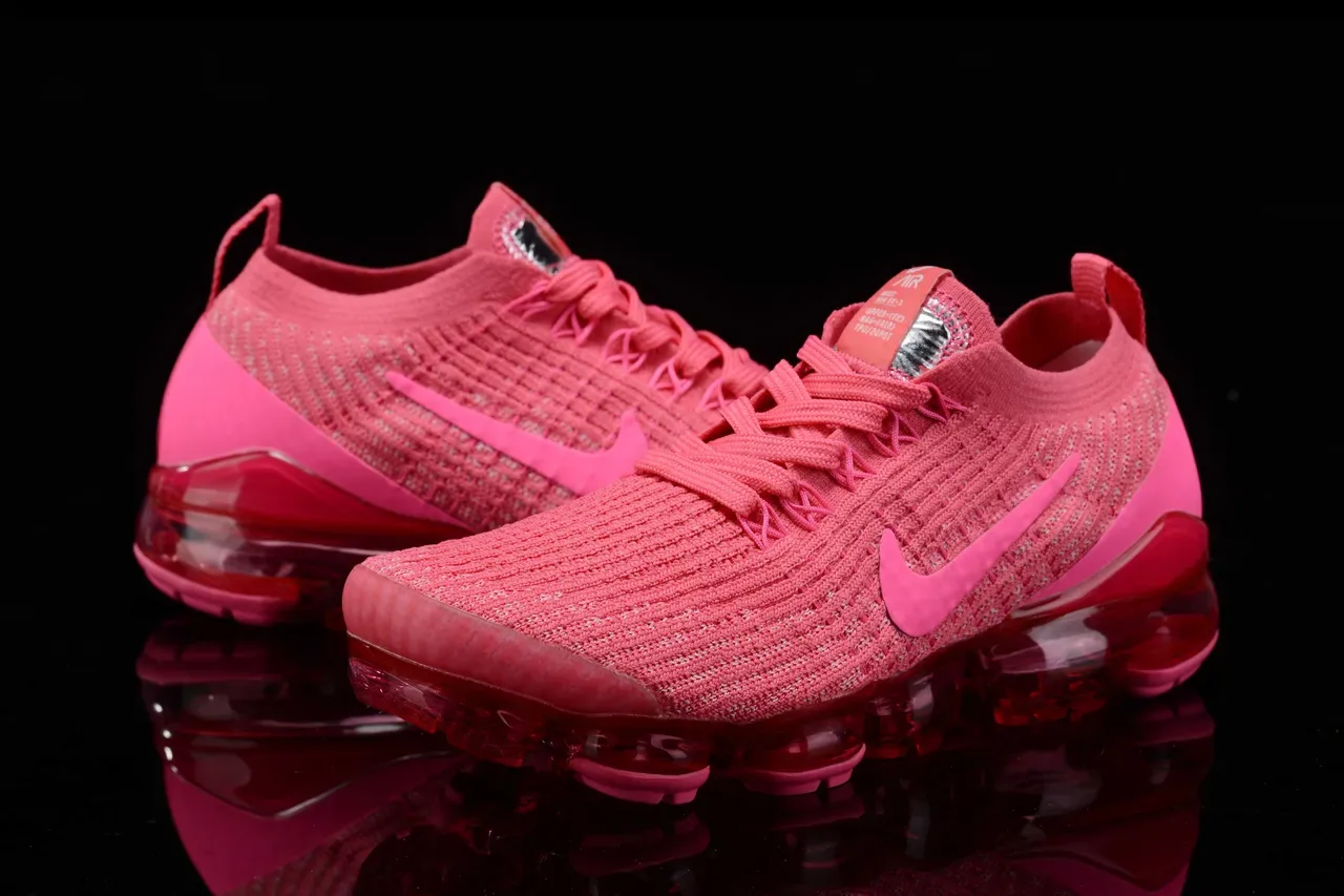 Nike Tênis de corrida Flyknit Transparente Rosa Full-Length Visible Air Unit 12