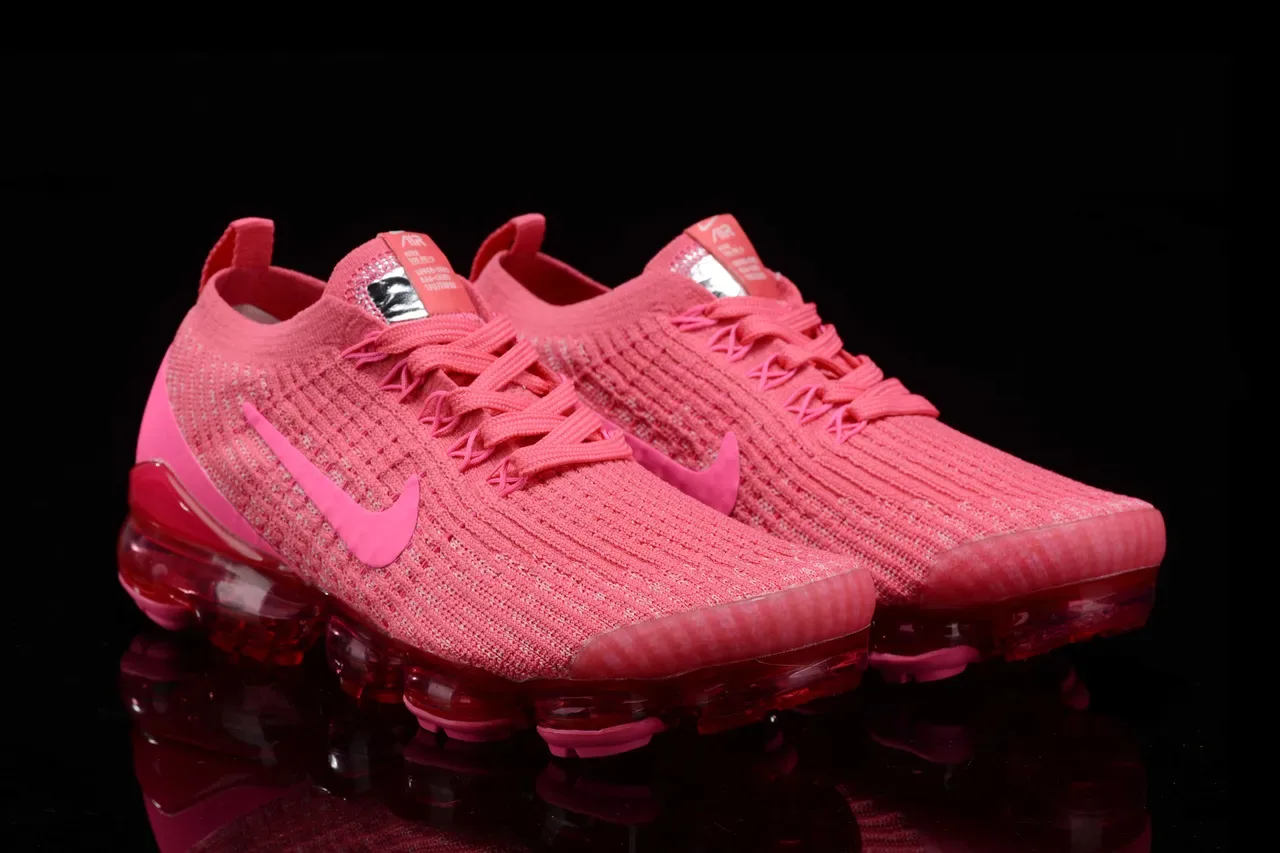 Nike Tênis de corrida Flyknit Transparente Rosa Full-Length Visible Air Unit 14