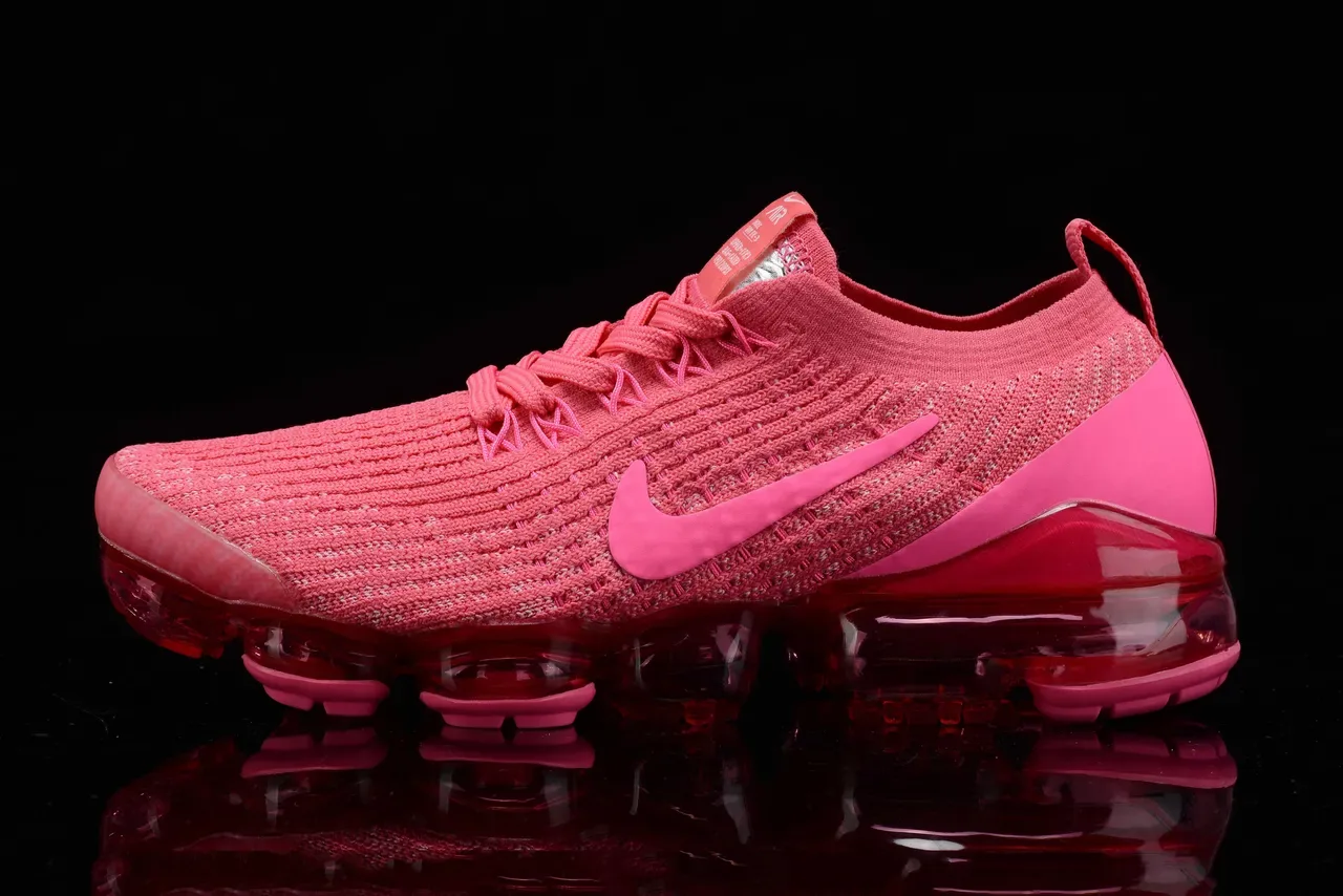 Nike Tênis de corrida Flyknit Transparente Rosa Full-Length Visible Air Unit 15