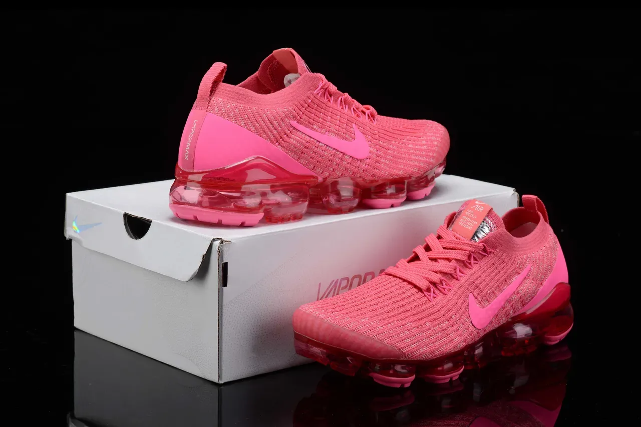 Nike Tênis de corrida Flyknit Transparente Rosa Full-Length Visible Air Unit 16