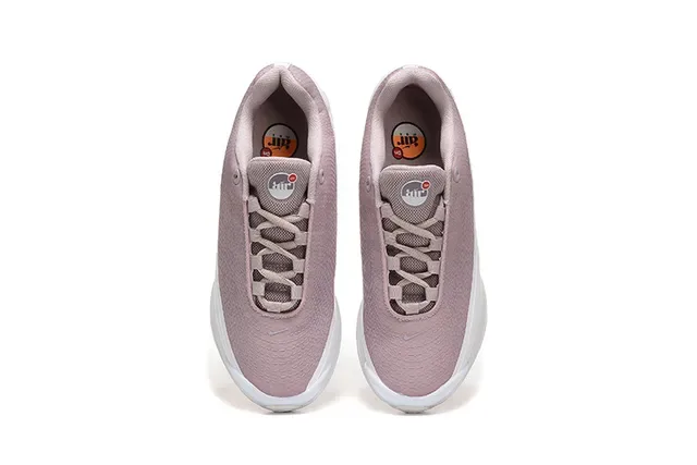 Nike Pink White Wave-Shaped Synthetic Cage Exposed Circular Air Units Lifestyle Sneakers 2