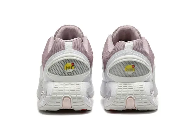 Nike Pink White Wave-Shaped Synthetic Cage Exposed Circular Air Units Lifestyle Sneakers 3