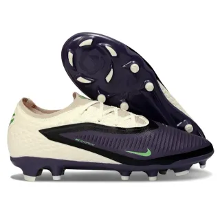 Nike Purple Beige Low-Cut Textured Synthetic Upper Firm-Ground Soccer Shoes