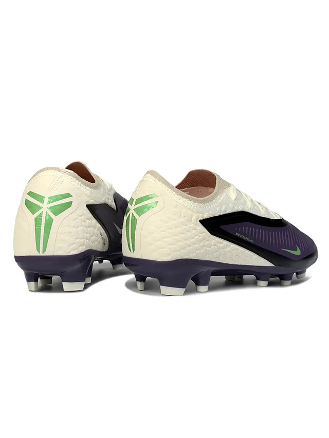 Nike Purple Beige Low-Cut Textured Synthetic Upper Firm-Ground Soccer Shoes 6