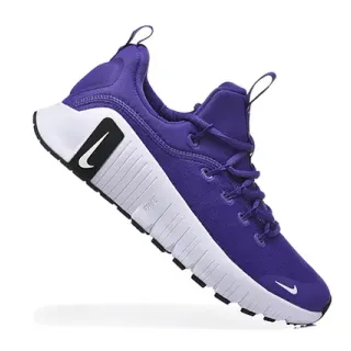 Nike Purple White Knit Upper Sculpted Ridged Midsole Sneakers