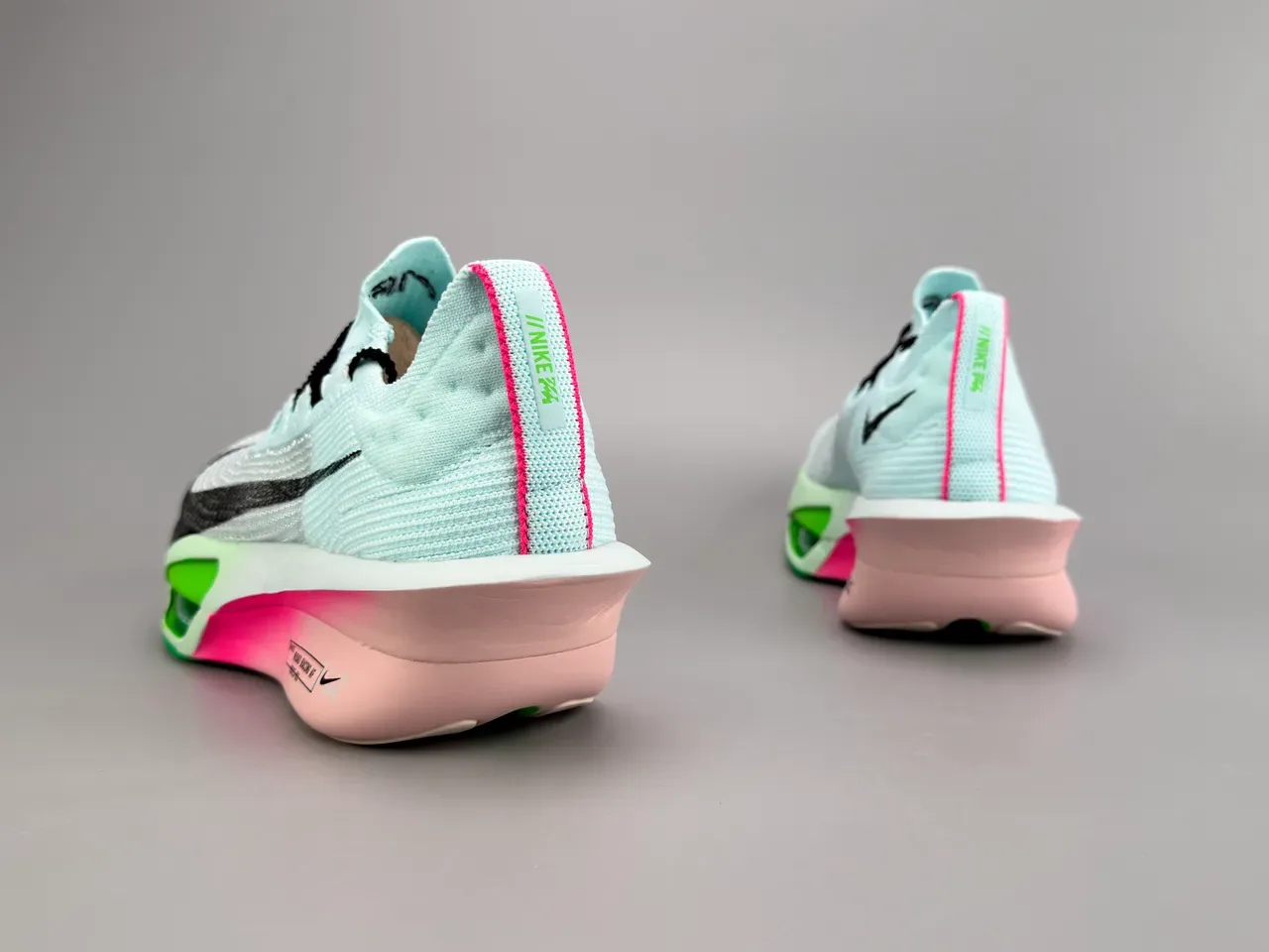 Nike Road Racing AF 2025-03 Aqua Pink Green Chaussures de course 2