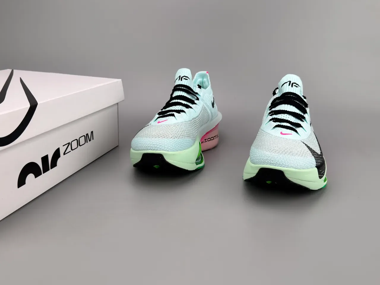 Nike Road Racing AF 2025-03 Aqua Pink Green Chaussures de course 5