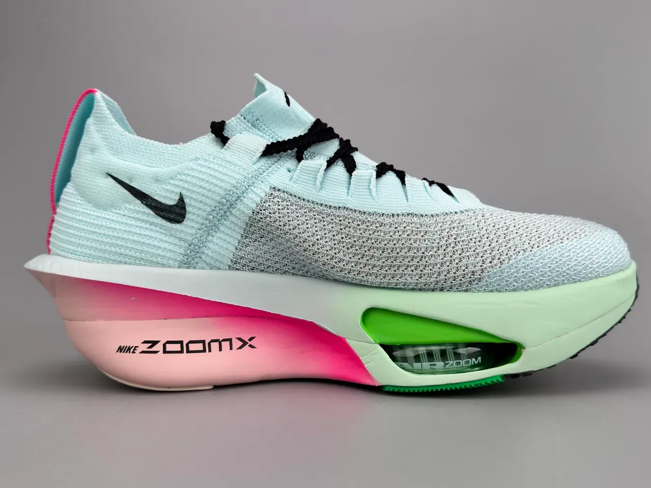 Nike Road Racing AF 2025-03 Aqua Pink Green Chaussures de course 10