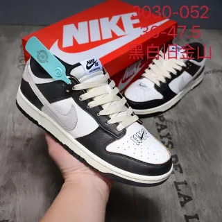 Nike SB Dunk Low Black White Cream Lifestyle Sneakers