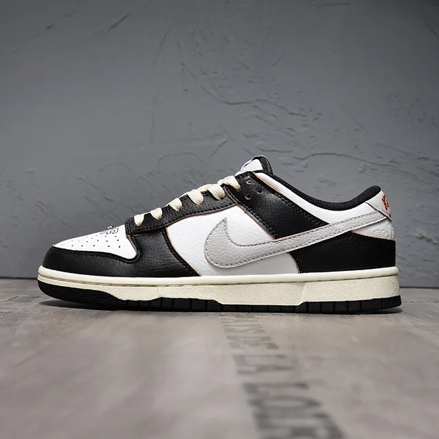 Nike SB Dunk Low Black White Cream Lifestyle Sneakers 7