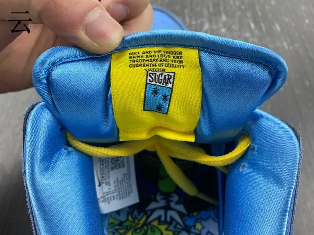 Nike SB Dunk Low Blue and Yellow Skateboard Shoes 10