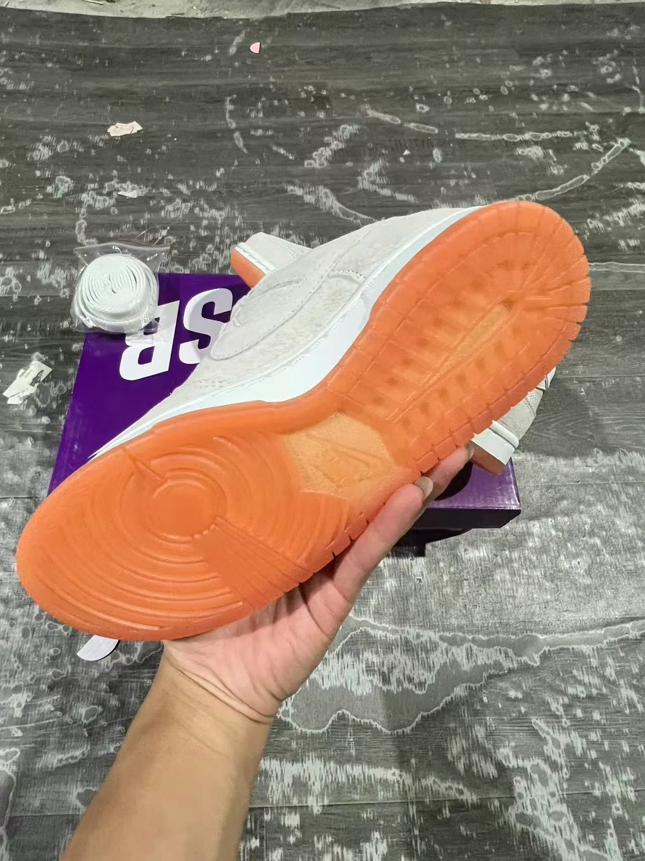 Nike SB Dunk Low أحذية تزلج رمادي فاتح جوم 6