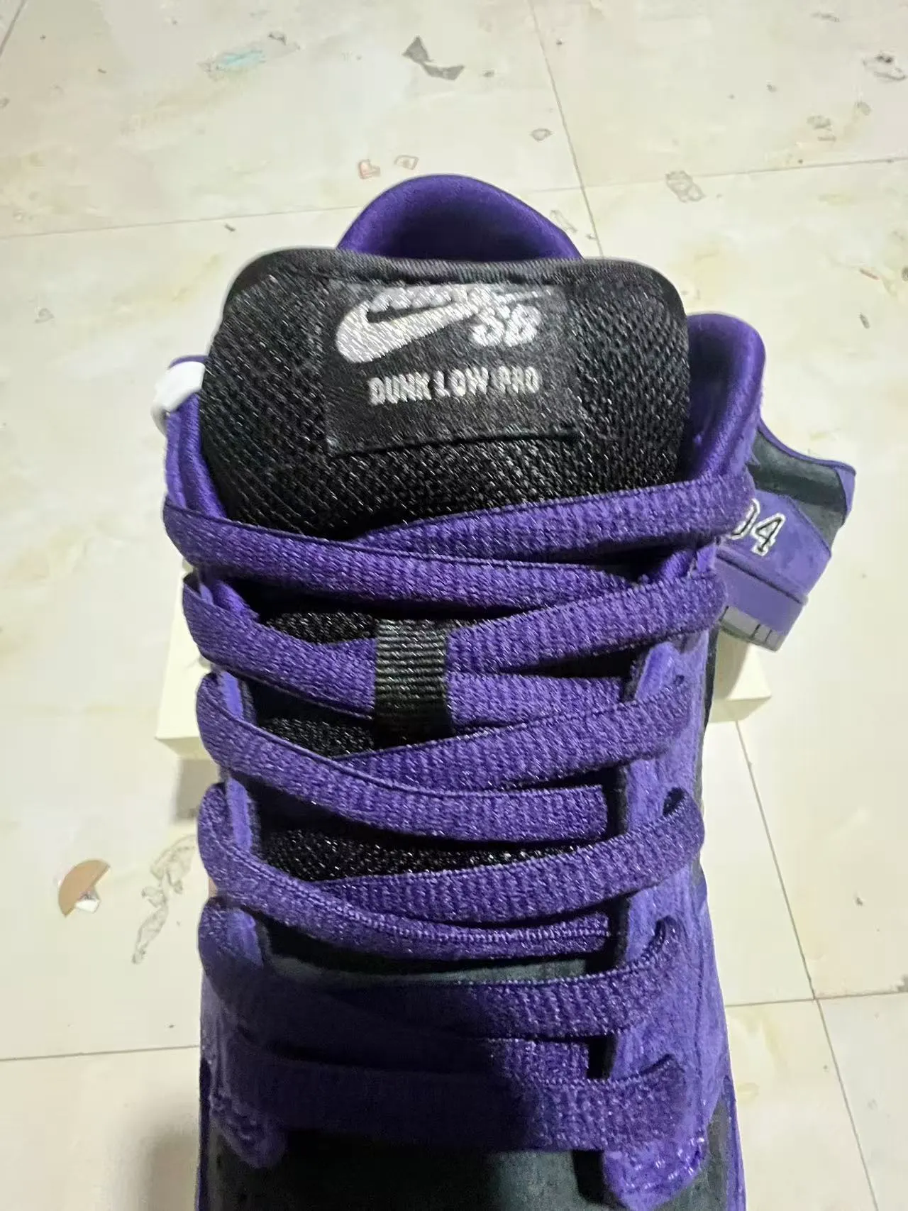 Nike SB Dunk Low Supreme Violet '94 Chaussures de skateboard 4
