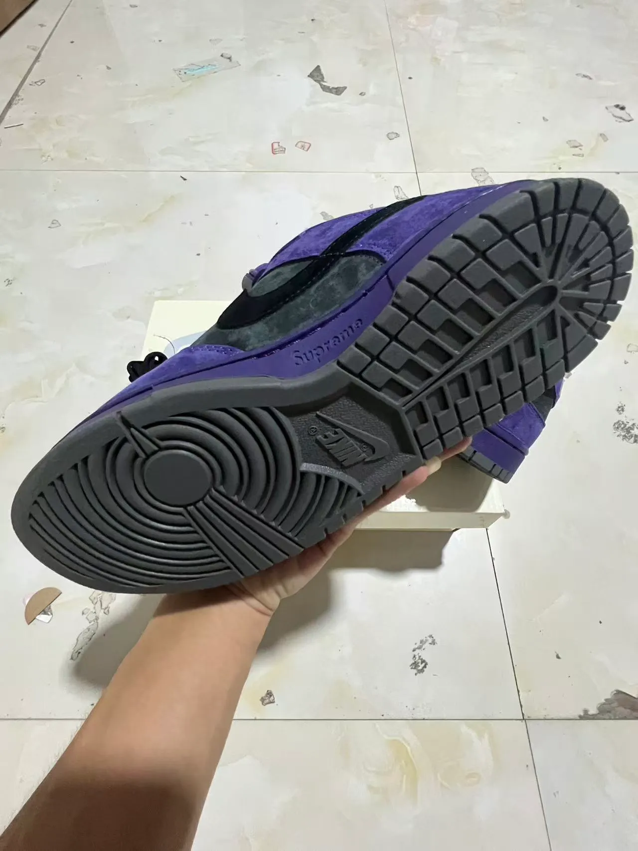 Nike SB Dunk Low Supreme Violet '94 Chaussures de skateboard 6