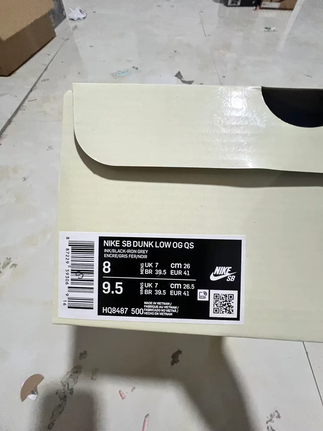 Nike SB Dunk Low Supreme Violet '94 Chaussures de skateboard 10