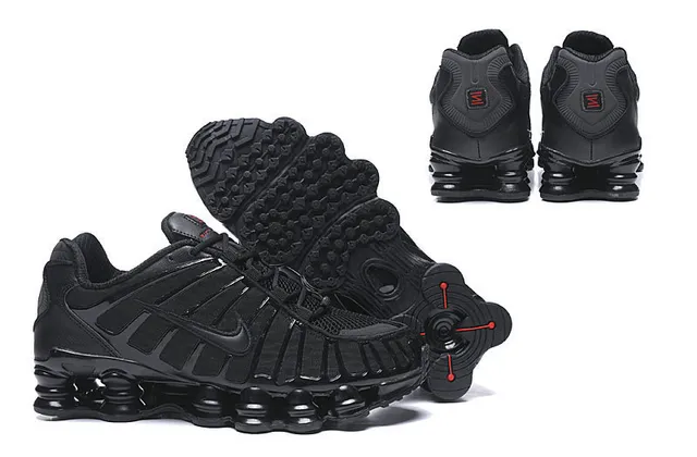 Nike Shox TL Metallic Silver Visible Shox Column Cushioning Running Shoes 6