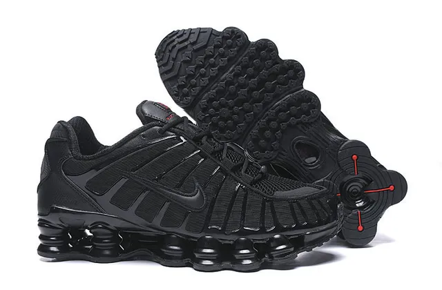 Nike Shox TL Metallic Silver Visible Shox Column Cushioning Running Shoes 7