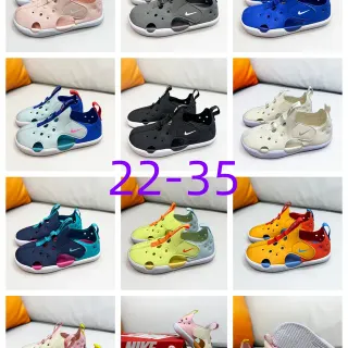 Nike Sunray Protect 儿童粉色镂空带休闲凉鞋