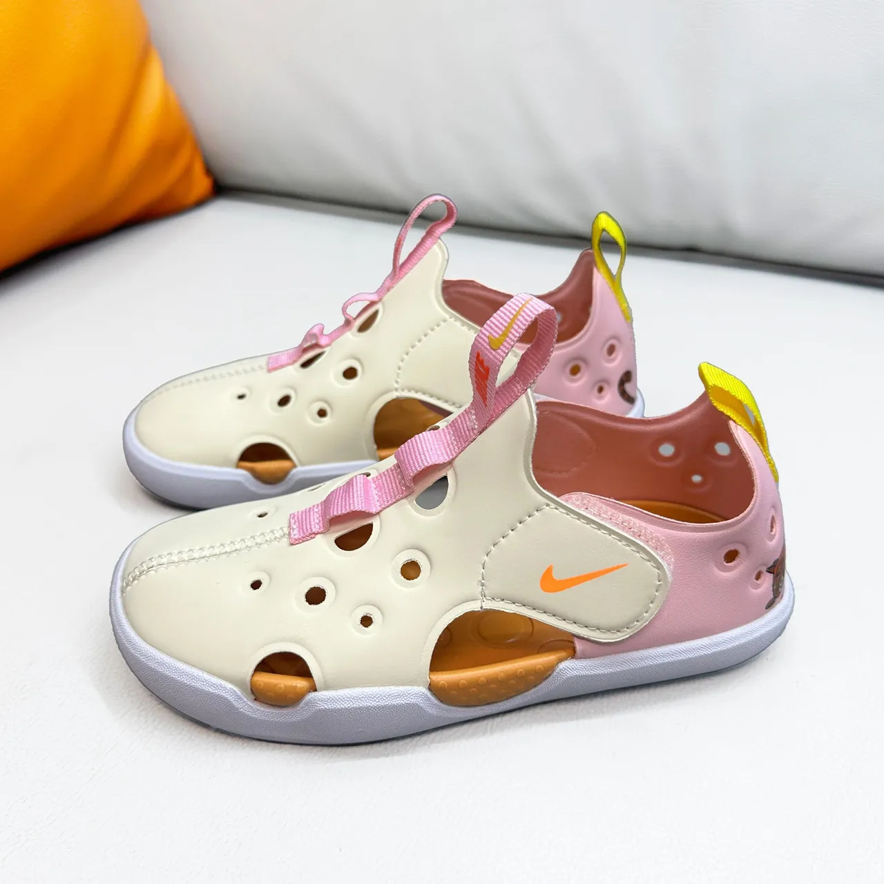 Nike Sunray Protect Sandales Enfants Rose Sangle Perforée Casual 4