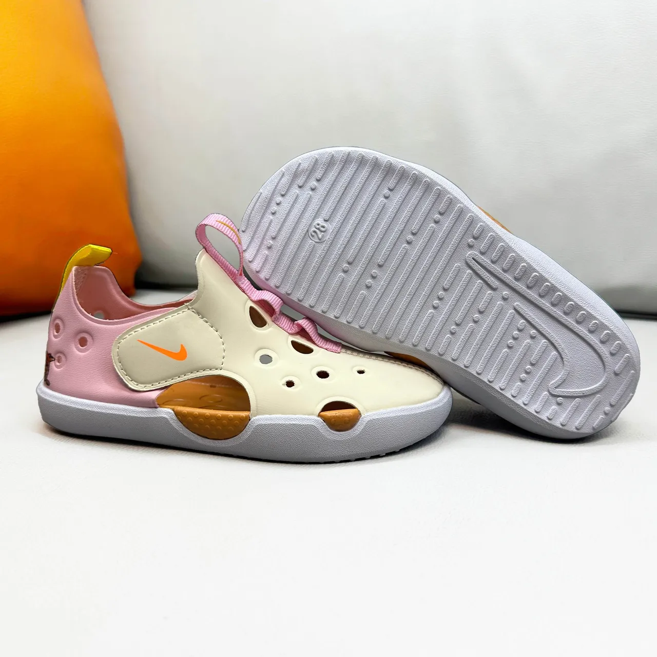 Nike Sunray Protect Sandales Enfants Rose Sangle Perforée Casual 7