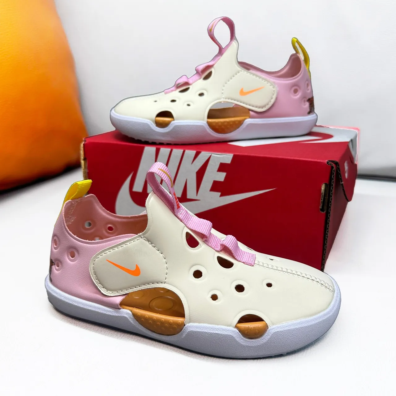 Nike Sunray Protect Sandales Enfants Rose Sangle Perforée Casual 11